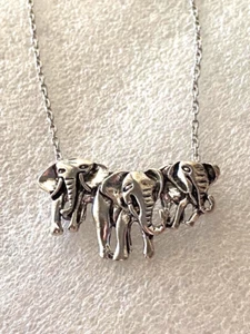 REDUCED-Delta Sigma Theta Inspired-Earrings-Tibetan Silver Elephant Necklace - Picture 1 of 8