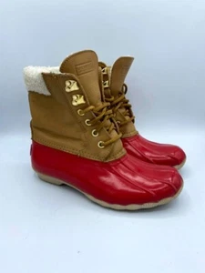 Sperry Top Sider Duck Boots Womens Size 5M Tall Lace Up Boots - Picture 1 of 11
