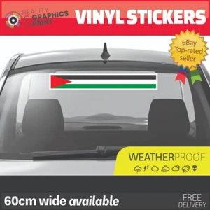 Calcomanía de vinilo para auto furgoneta con bandera palestina impermeable palestina - Imagen 1 de 2