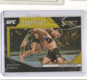 2021 Panini Select UFC RODOLFO VIERA Grapplers Gold Prizm Rookie RC 10/10 #2 SP - Picture 1 of 1