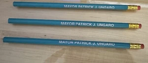 Vintage Youngstown Ohio MAYOR PATRICK J. UNGARO PENCILS - New- Ohio Collectible - Picture 1 of 6