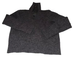 Polo M/L Boys Gray Wool High Neck Long Sleeve Pullover Sweater - Picture 1 of 7