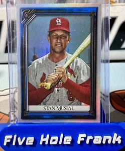 2021 Topps Gallery Stan Musial Blue Boarder /75 #127 - Foto 1 di 3
