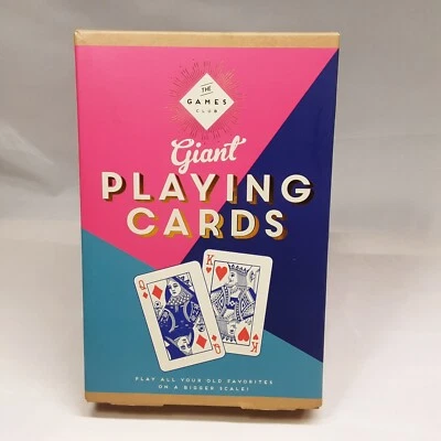 The Games Club - Giant Playing Cards - New and Sealed - Image 1 of 4