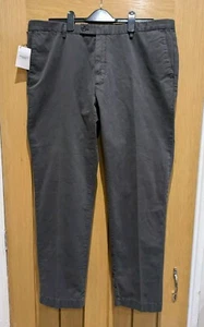 Hackett London Grey Sanderson Chino Trousers Size 40W 31L - Picture 1 of 5