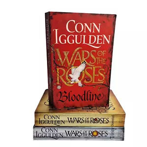 Wars of the Roses by Conn Iggulden 3 x Books Trinity Bloodline and Stormbird - Picture 1 of 21