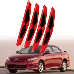 4pcs Door Anti-collision Strip Warning Decorative Sticker For Toyota Corolla 10- - Bild 1 von 16