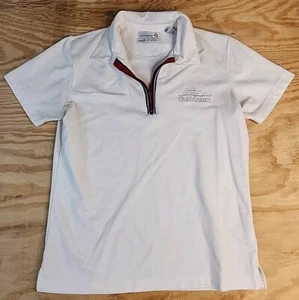 Gulfstream Logo Munsingwear White Womens Polo Size Medium - Picture 1 of 9