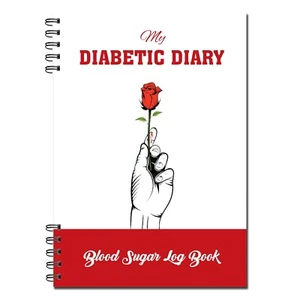 Diario para diabéticos | Libro de registro de azúcar en la sangre | 2 años | A5 | wiro | 108 páginas en 120 gsm - Imagen 1 de 8