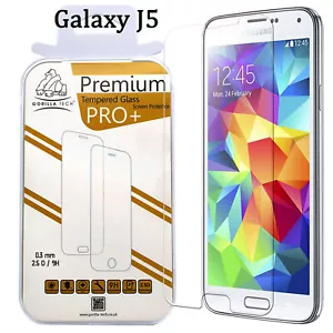 Samsung Galaxy J5 2016 Genuine Gorilla Tempered Glass By GT Screen Protector - Picture 1 of 3