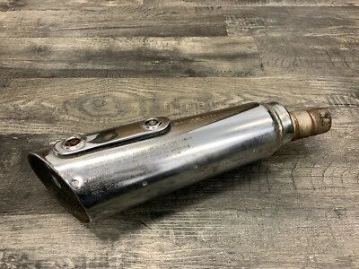 Kawasaki 1985-1990 EN450 EN454 454 OEM Right Muffler Exhaust Slip On Pipe #97 * - Image 1 of 4