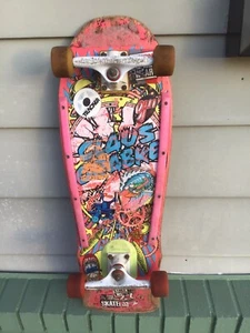 Vintage 1987 Santa Cruz Claus Grabke Exploding Clock Skateboard Skate komplett - Bild 1 von 24