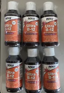 NOW Foods Ultra B-12 4oz x 6 Bottles - Foto 1 di 4