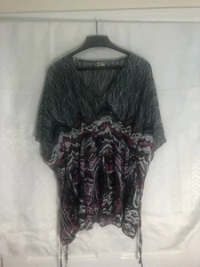 Casual Clothing Women short sleeve shirt top blouse size L, 078WLT04 - Picture 1 of 7