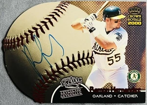 2000 Crown Royale Sweet Spot Signatures #19 Ramon Hernandez Oakland A's - Picture 1 of 2