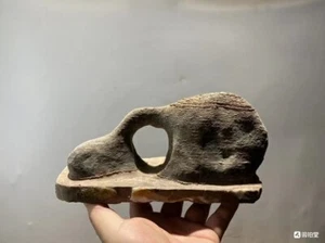 China Natural stone Mountain stones Bonsai Suiseki lingbi stone 灵璧石 102805 - Picture 1 of 7