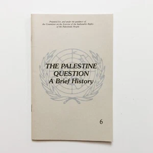 Vintage 1983 The Palestine Question Arab Information Center Booklet - Picture 1 of 6