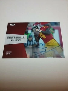 Steven Michell JR. USC 2018 Sage Hit Premier Draft Autographed #A-32 - Picture 1 of 4