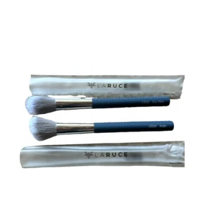 Laruce LR304 Angle Brush for Cheek and LR316 Duo Fibre Makeup Brush Set - Picture 1 of 2