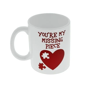 You're My Missing Piece Romantic Mug Love Valentines Birthday XCMN180 - Picture 1 of 1