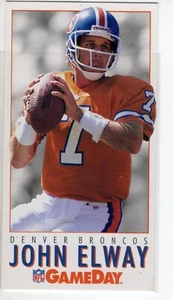 1992 NATIONAL FOOTBALL LEAGUE GAME DAY JOHN ELWAY FOOTBALL CARD #23 EX - Picture 1 of 1