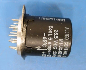 Allied Control Relay MHJX-6089, NEW IN MFG BULK SPARE PARTS STORAGE, DC: 1980 - Picture 1 of 7
