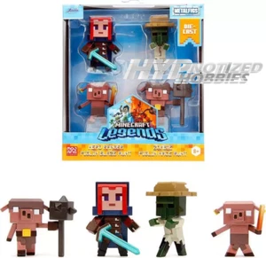 JADA 2,5" METALFIGS MINECRAFT SET 4 PEZZI ONDA 2 34935 - Foto 1 di 6