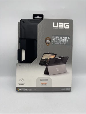UAG Microsoft Surface Pro 11/10/9 Scout Black Lightweight Slim Rugged Pen Holder - Image 1 of 2