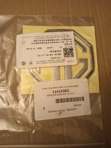 Genuine New 54MM MG LOGO INSERT BADGE Emblem TF ZR ZS ZT For Boot or Bonnet - Picture 1 of 2