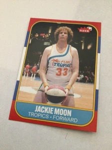 JACKIE MOON WILL FERRELL FROM SEMI-PRO MOVIE 1986 FLEER INSPIRED CUSTOM CARD - Picture 1 of 2