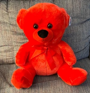 Roter Buntstift Bär Plüsch - Bild 1 von 1