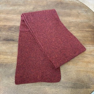 NWT GAP 100% Wool Scarf Burgundy 7.5" X 60 Unisex Mens Womens - Picture 1 of 3