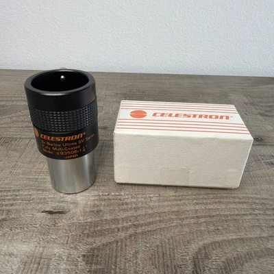 Celestron Ultima Serie SV Barlow 2x Totalmente Multicapa #93506 - Hecho en Japón Foto 1 de 4