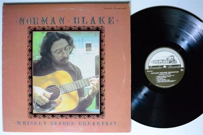 NORMAN BLAKE Whiskey Before Breakfast ROUNDER LP VG+ 1st press Foto 1 de 2