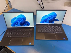 JOBLOT x2 Dell Vostro 14 Laptop i5-11TH GEN 8GB RAM 256SSD WIN11 SPARES F64 - Picture 1 of 9