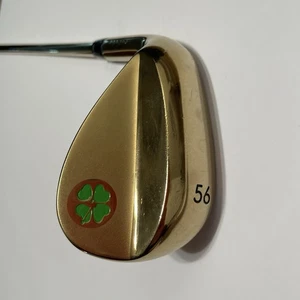 LUCKY Wedges Golf Club Forged Gold Color 56 Degree 35” For Left Handed Person - Picture 1 of 17