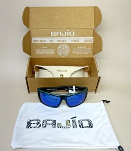 BAJIO Sunglasses PALOMETA Blue Water Matte Frame Blue Glass Lens NEW Warranty Md - Picture 1 of 10