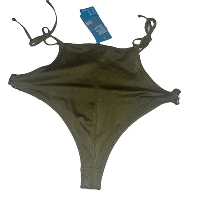 Parte inferior de bikini para mujer H&M talla 10 oliva Foto 1 de 4