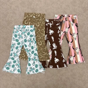 Littler Cowgirls Western Rodeo Denim Schlaghose Western Unterteil Jeans - Bild 1 von 11