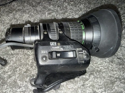 Lente zoom de TV asférica Fujinon A18x9B12U 18x con módulo de engranaje de enfoque JVC *probado* Foto 1 de 4