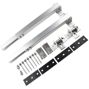 Short Brackets Photovoltaic Support Hardware Flat Roof Mounting Silver - Afbeelding 1 van 12