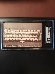 1947-66 Exposiciones Brooklyn Dodgers 1952 SGC 7,5 casi nuevo+ 1 de 1 mejor calificado - Imagen 1 de 4