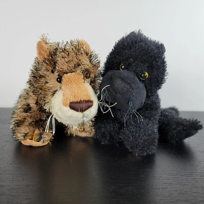 GANZ WEBKINS CAT BUNDLE - WEBKINS LEOPARD & BLANK PANTHER PLUSH NO CODES - Image 1 of 4