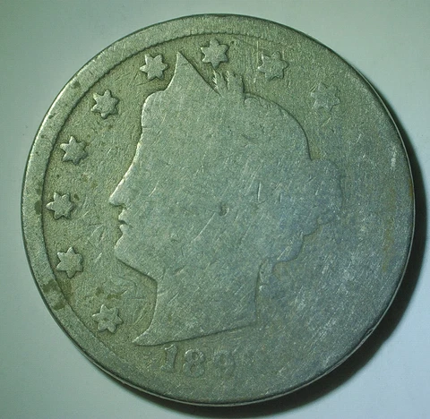 1890 Liberty V Nickel (7833) Cover