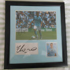 ELANO - MANCHESTER CITY SIGNED MOUNTED AND FRAMED DISPLAY