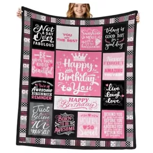 Gifts for Women Girls Her, Gifts for Women Unique, Happy Gifts 60"x50" Birthday - Picture 1 of 7