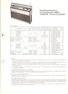 Manual de servicio original Körting para Cortina n.o de arte 822-36 26053 - Imagen 1 de 1