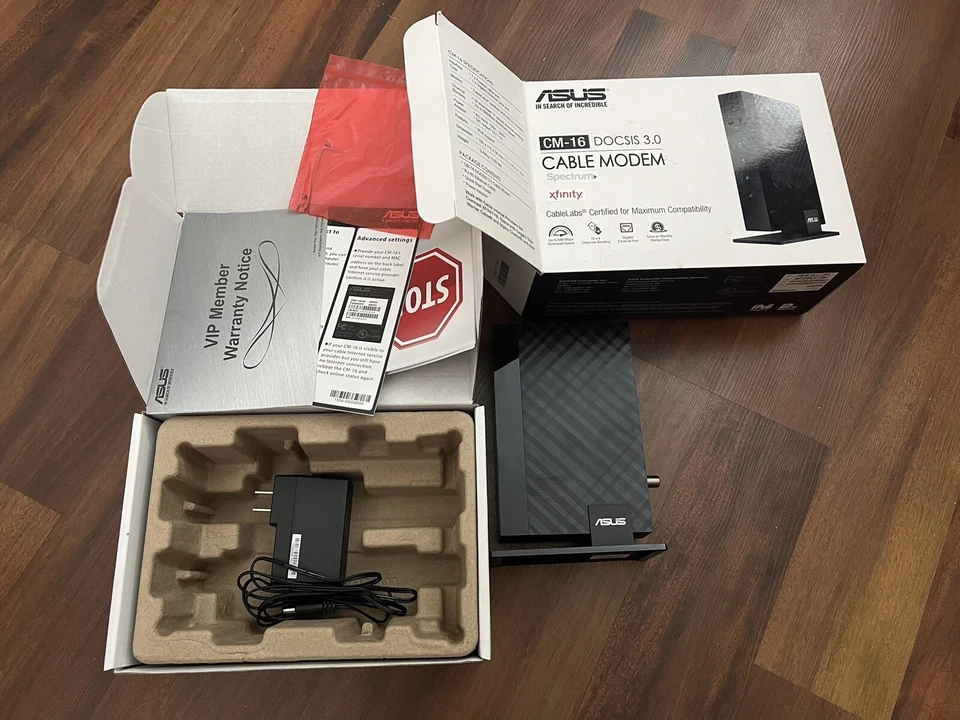 ASUS - CM-16 -  16 x 4 DOCSIS 3.0 - Cable Modem - Image 1 of 1