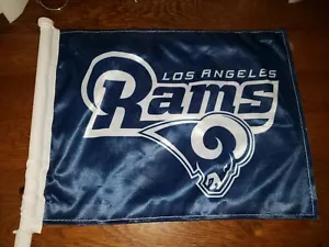 LA Rams Super Bowl Champions!! Double-Sided Los Angeles Rams Car Flag - Picture 1 of 6