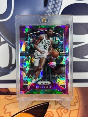 Panini Prizm Bill Russell 2019-20 púrpura hielo agrietado/149 #21 Foto 1 de 4